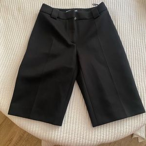 Prada Black Bermuda Shorts, Size 38